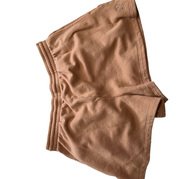 PINK Victoria's Secret Pants - PINK By Victoria Secret Soft Shorts in Light Brown w/ Logo Embroidered on Front